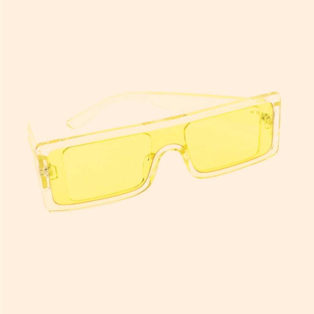 Polycarbonate Frame Rectangle Sunglasses - Picture 10 of 11